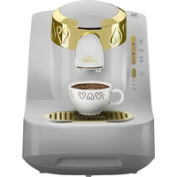 Arzum OK008-W Mokka-Kaffeemaschine Gold, Weiß Fassungsvermögen Tassen=2 Arzum OK008-W Mokka-Kaffeemaschine Gold, Weiß Fassungsvermögen Tassen=2