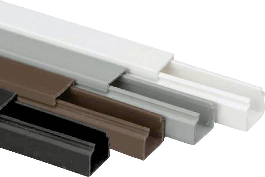 Heidemann 09947 Kabelkanal (L x B x H) 2000 x 15 x 15mm Anthrazit