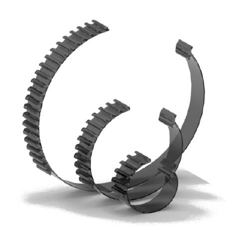 Heidemann 36472 IQ-Clip Gr. L Kabelbinder Schwarz 5St.