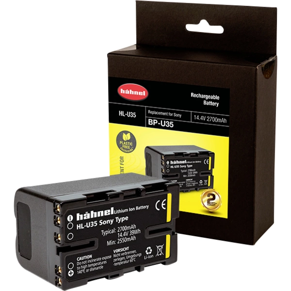 Hähnel Fototechnik HL-U35 Kamera-Akku ersetzt Original-Akku (Kamera) BP-U35 14.4V 2700 mAh Hähnel Fototechnik HL-U35 Kamera-Akku ersetzt Original-Akku (Kamera) BP-U35 14.4V 2700 mAh