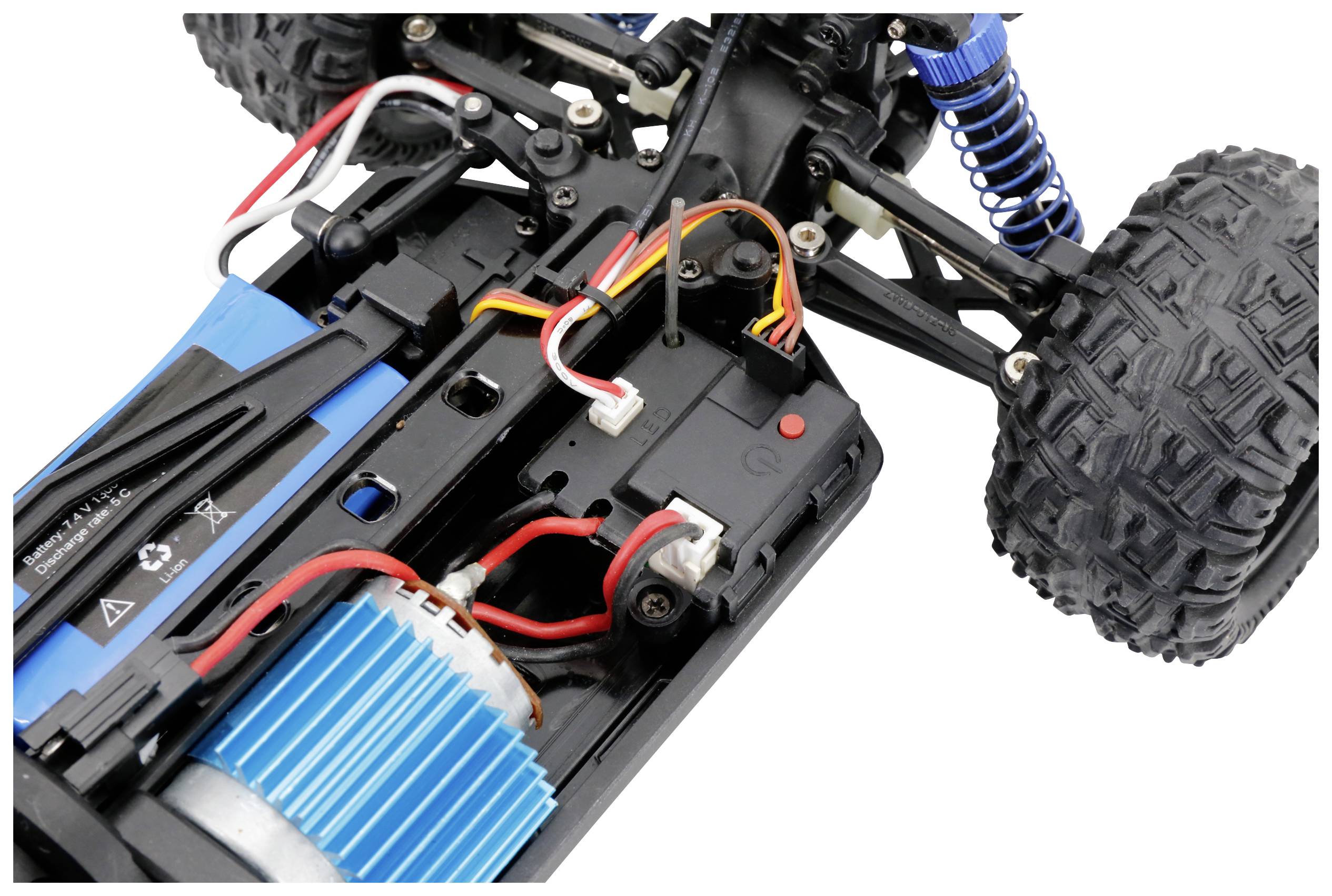 Reely Speedy Schwarz/Grün Brushed 1:18 RC Modellauto Elektro Monstertruck Allradantrieb (4WD) RtR 2,4GHz Inkl. Akku und Ladegerät