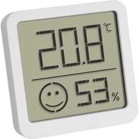 TFA Dostmann Solo Thermo-/Hygrometer Weiß 30.5053.02 TFA Dostmann Solo Thermo-/Hygrometer Weiß 30.5053.02