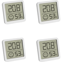 TFA Dostmann 4-pack Thermo-/Hygrometer Weiß 30.5053.02.04 TFA Dostmann 4-pack Thermo-/Hygrometer Weiß 30.5053.02.04