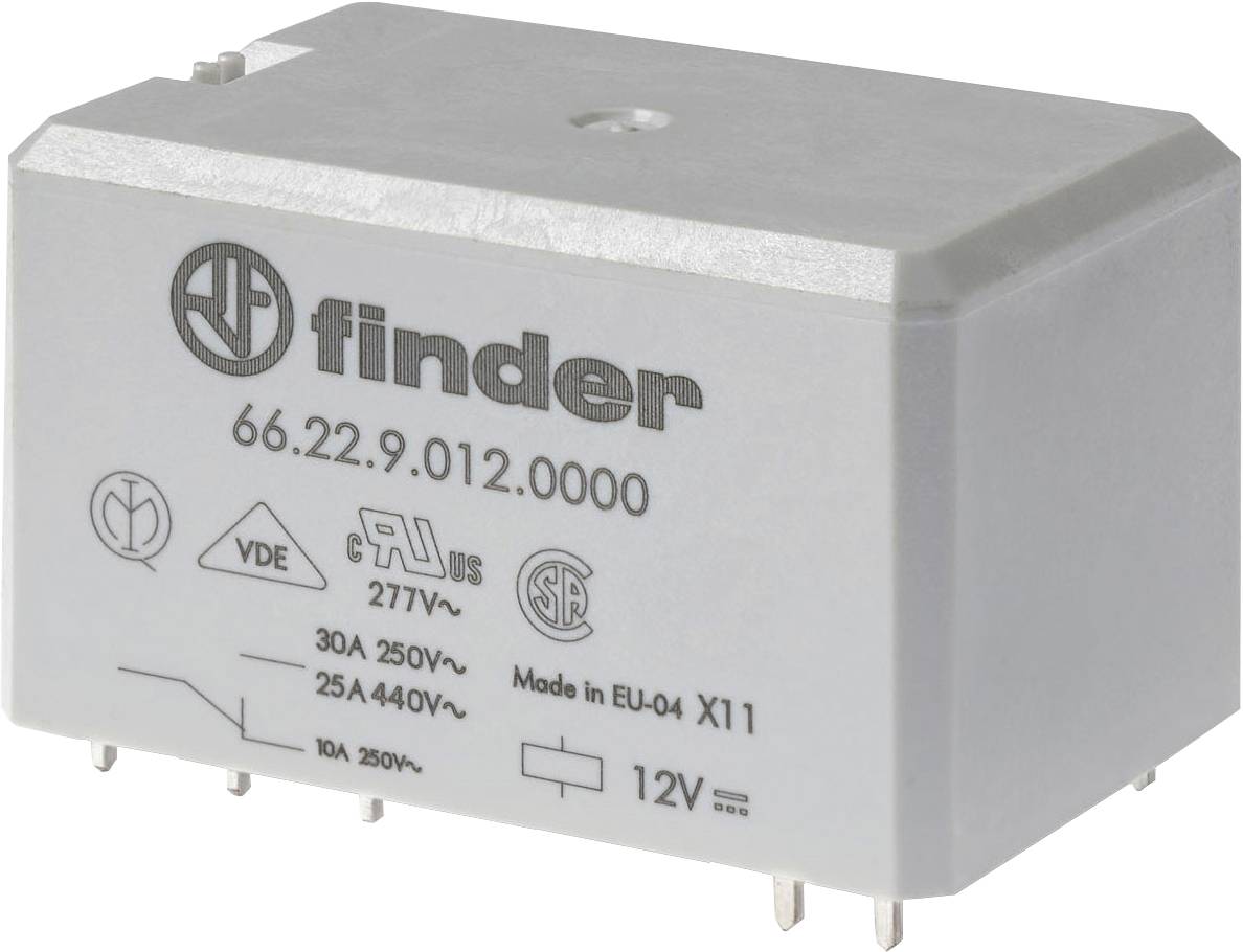 Finder Printrelais 24 V/DC 30 A 2 Wechsler 10 St.
