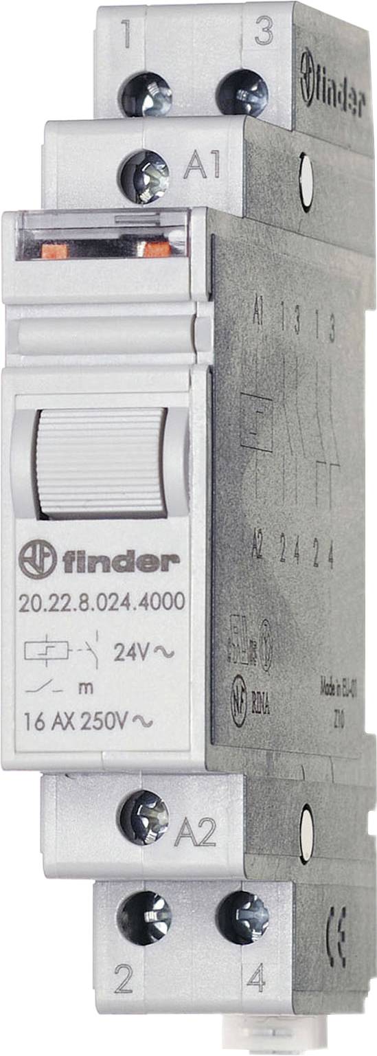 Finder Stromstoß-Schalter Hutschiene 20.22.8.110.4000 2 Schließer 110 V/AC 1 St.
