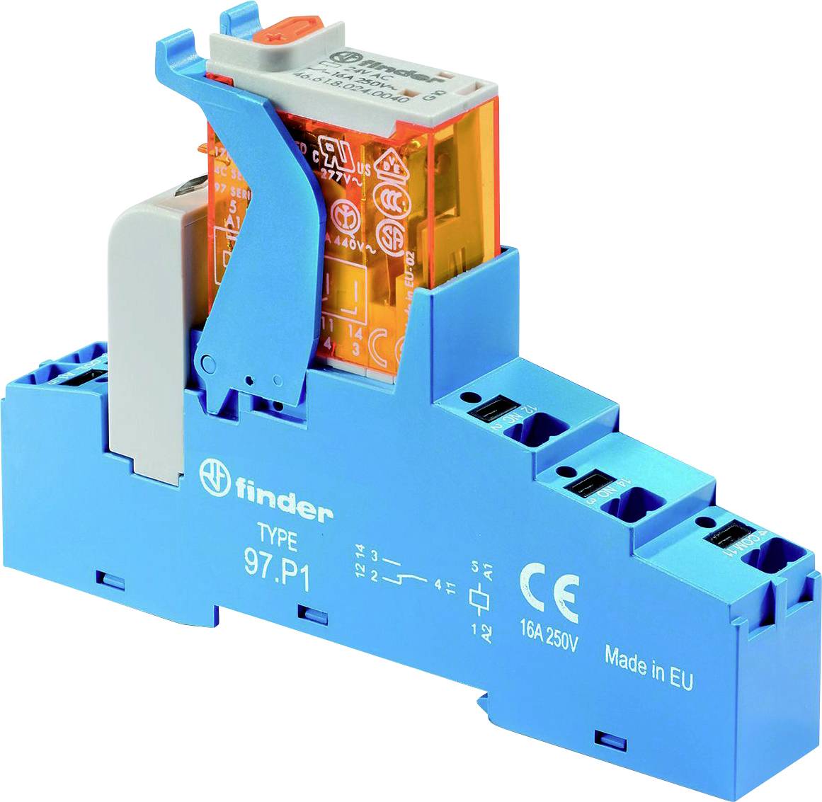 Finder 4C.P1.8.110.0060 Koppelrelais 110 V/AC 10 A 1 Wechsler 1 St.