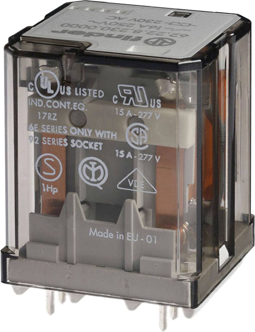 Finder 62.22.8.024.4300 Printrelais 24 V/AC 16A 2 Schließer