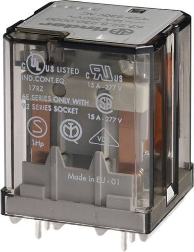 Finder 62.22.9.012.4300 Printrelais 12 V/Dc 16 A 2 SchließEr 1 St.-image