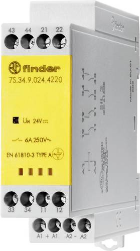 Finder 7S.34.9.024.4220 Relais Schaltstrom (max.): 6 A 2 Öffner, 2 Schließer 1 St.