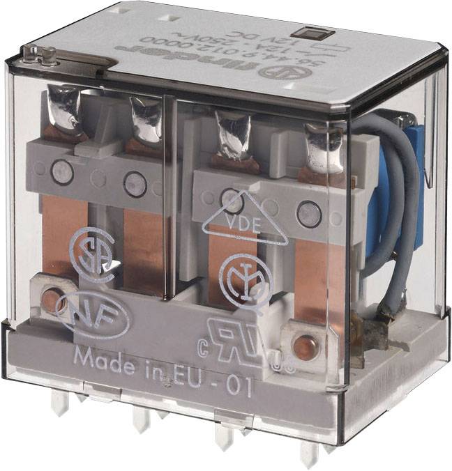 Finder 56.44.9.012.0000 Printrelais 12 V/DC 12A 4 Wechsler