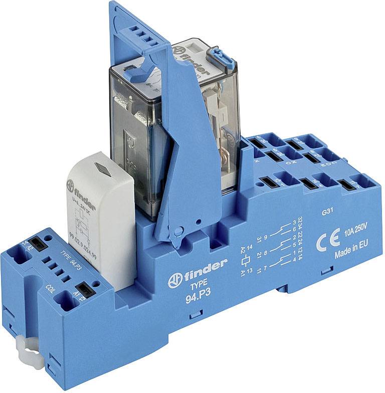 Finder 58.P3.9.110.0050 Koppelrelais 110 V/DC 10A 3 Wechsler 10St.