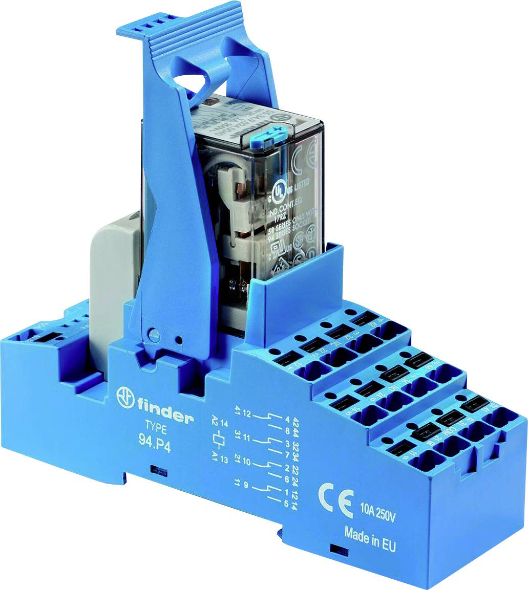 Finder 58.P4.9.110.0050 Koppelrelais 110 V/DC 7 A 4 Wechsler 10 St.