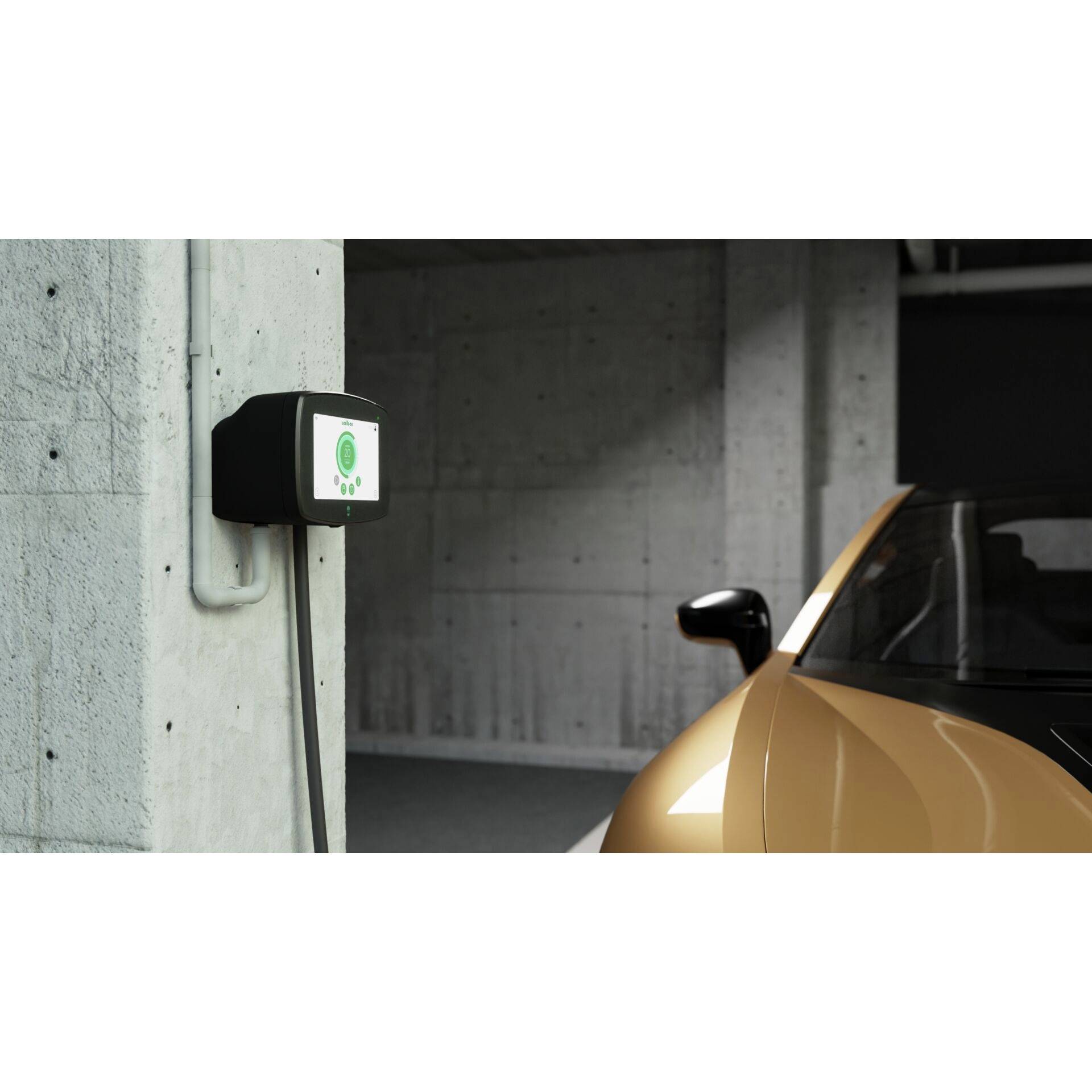 Wallbox Chargers Commander 2 eMobility Ladestation Typ 2 Mode 3 7.4kW RFID, App, Passwort