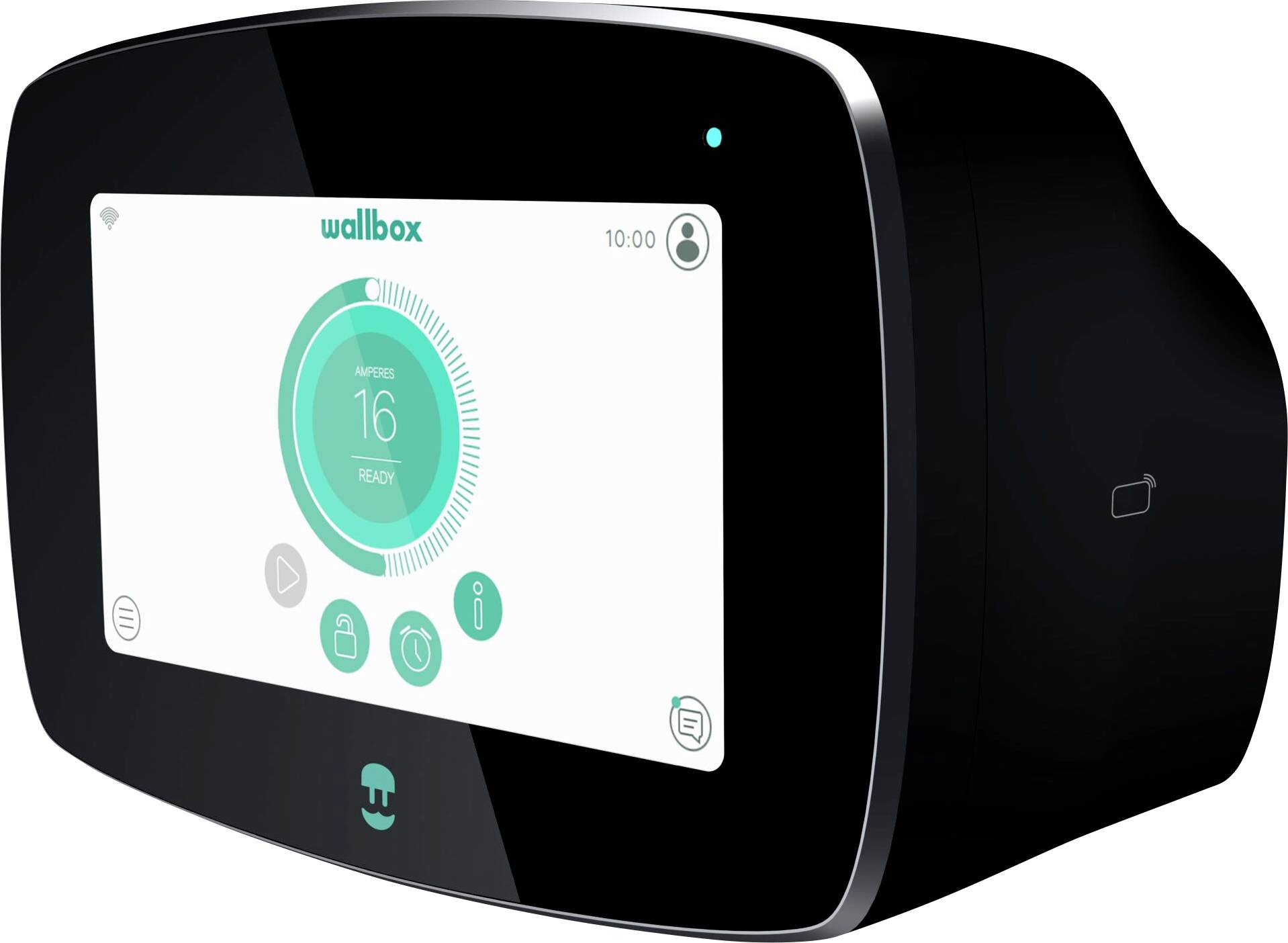 Wallbox Chargers Commander 2 eMobility Ladestation Typ 2 Mode 3 7.4kW RFID, App, Passwort