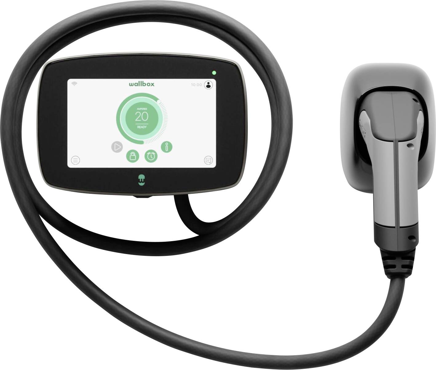 Wallbox Chargers Commander 2 eMobility Ladestation Typ 2 Mode 3 7.4kW RFID, App, Passwort