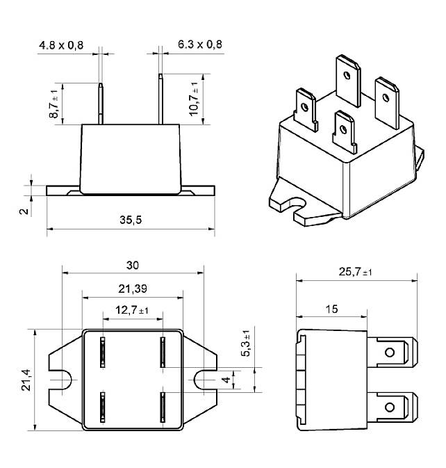 Crouzet Halbleiterrelais 84132010N 20A Schaltspannung (max.): 280 V/AC Spezieller Nulldurchgang 1St.