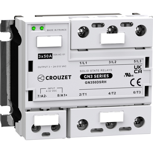 Crouzet Halbleiterrelais GN350DSRH 50 A Schaltspannung (max.): 510 V/AC Zufällig schaltend 1 St.