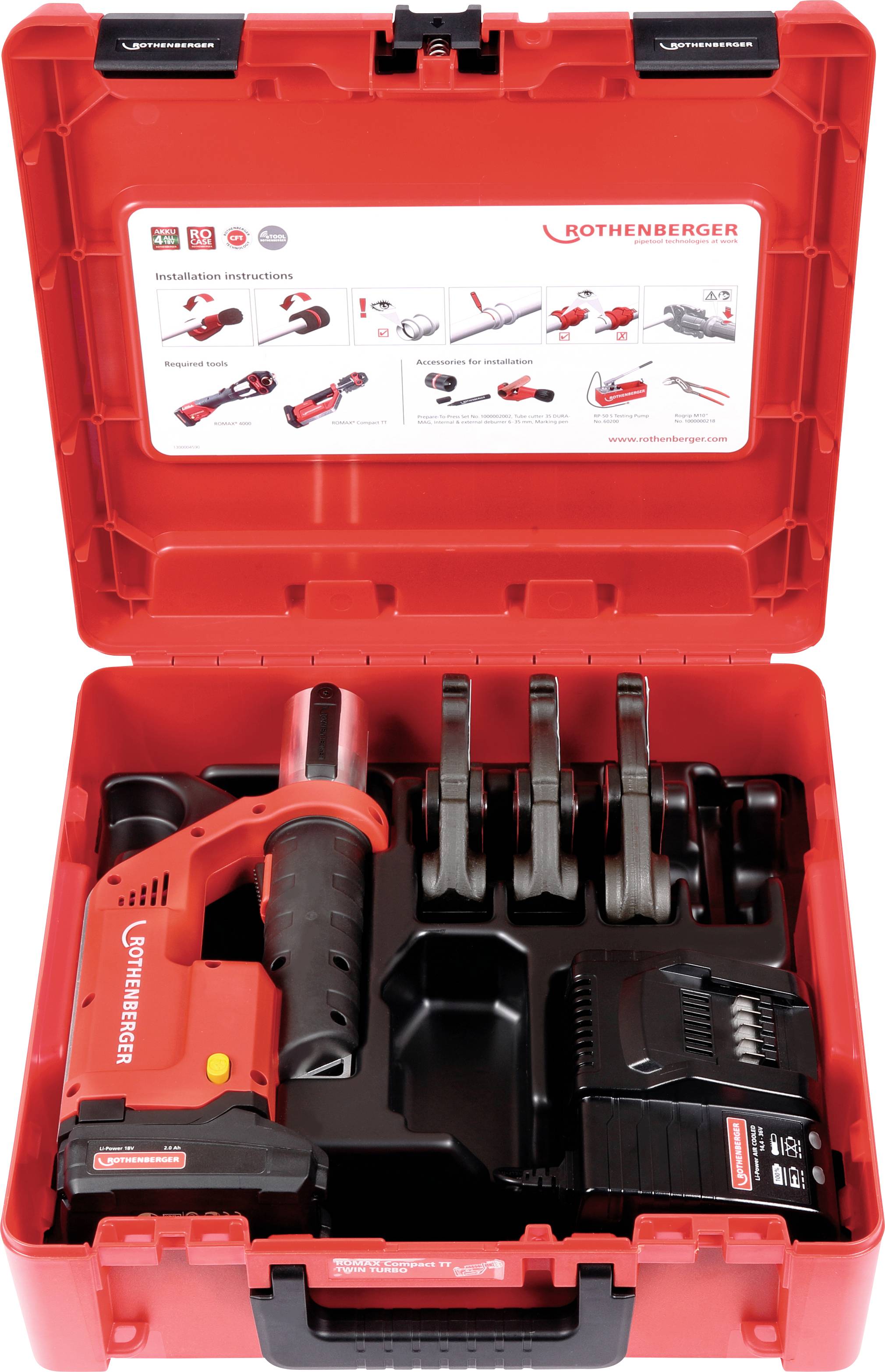 Sertisseuse 18V 2Ah ROMAX COMPACT III Set TH16-20-26 | 1000004279