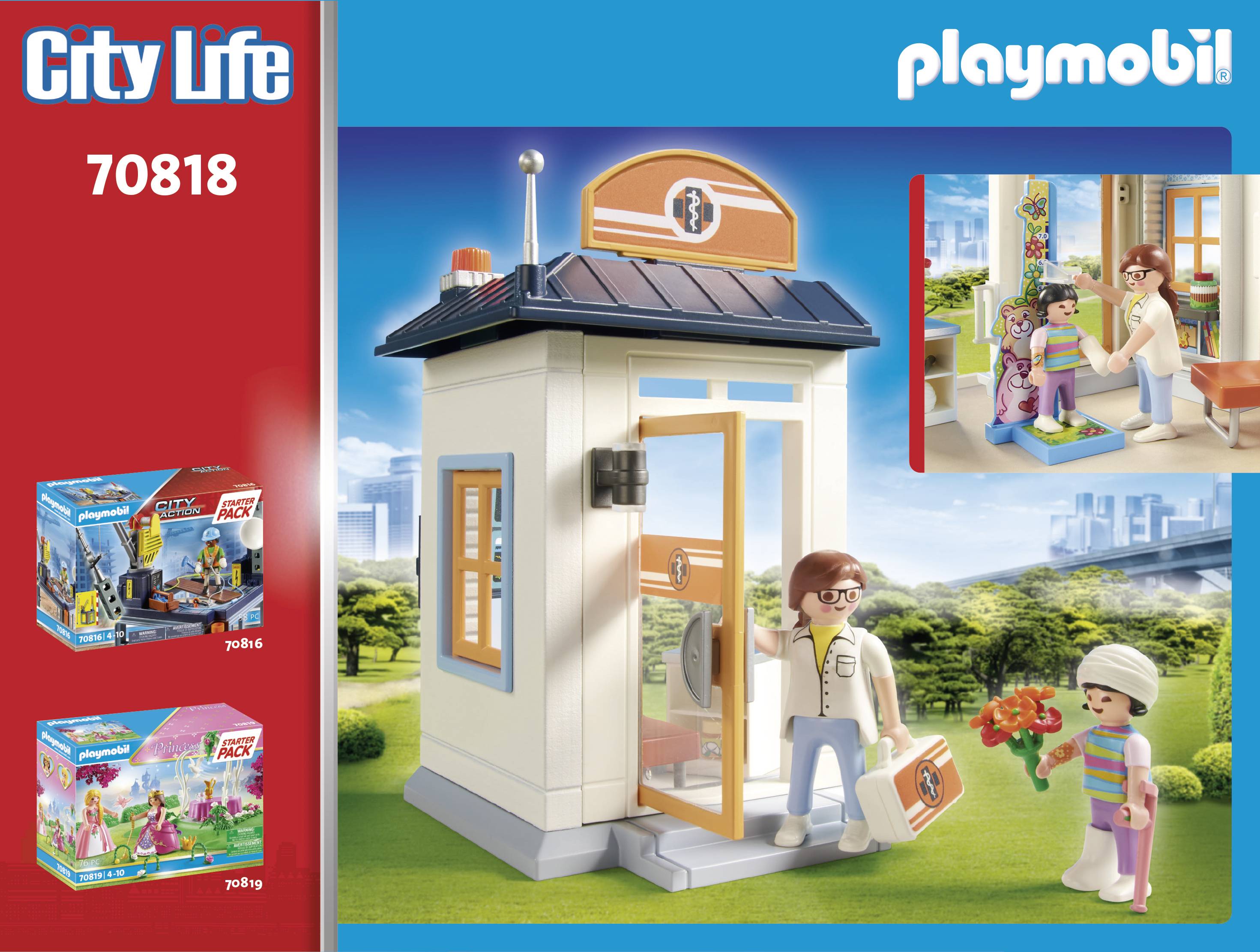 Playmobil® City Life Starter Pack Kinderärztin 70818