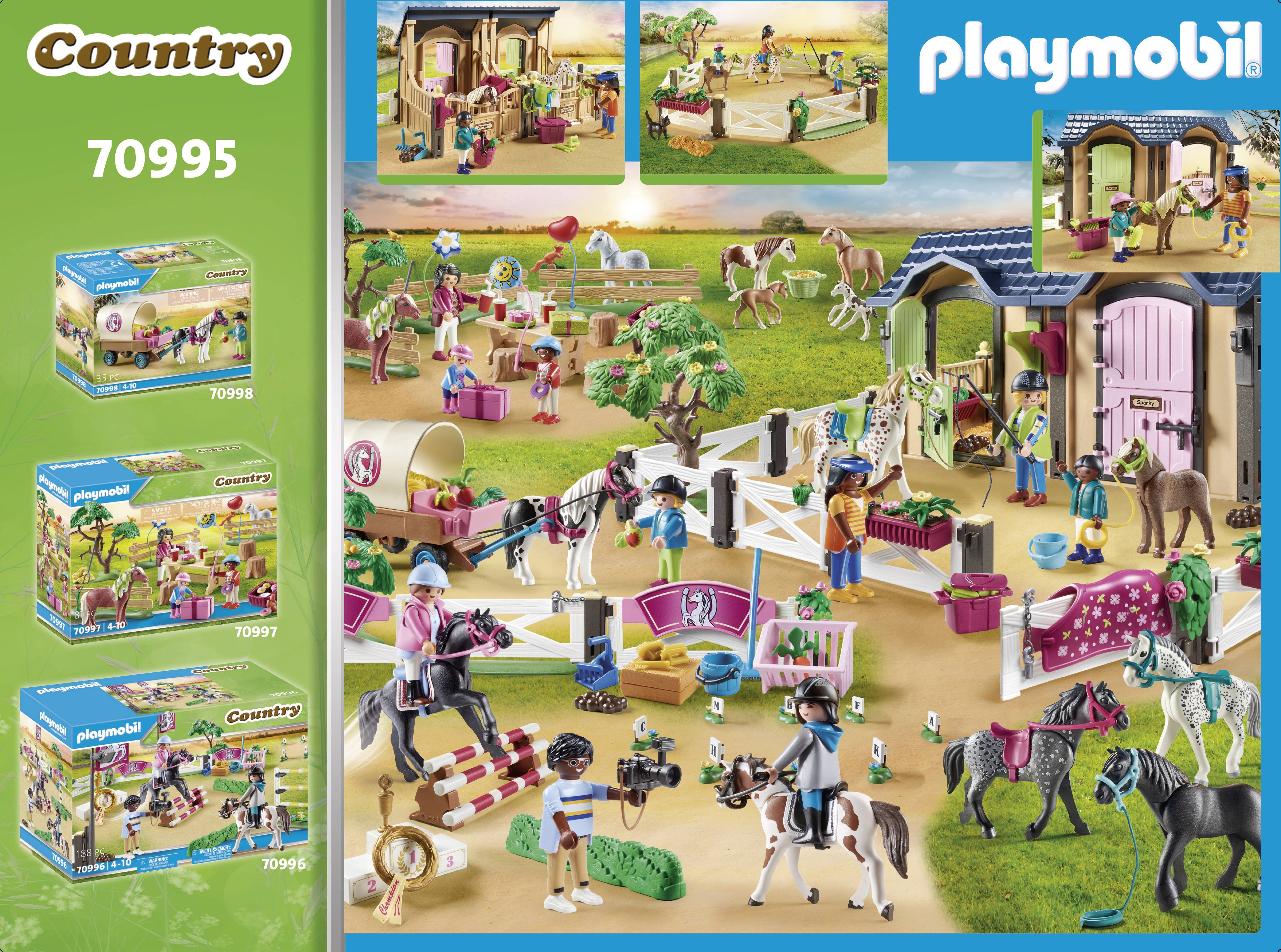 Playmobil® Country Reitunterricht mit Pferdeboxen 70995