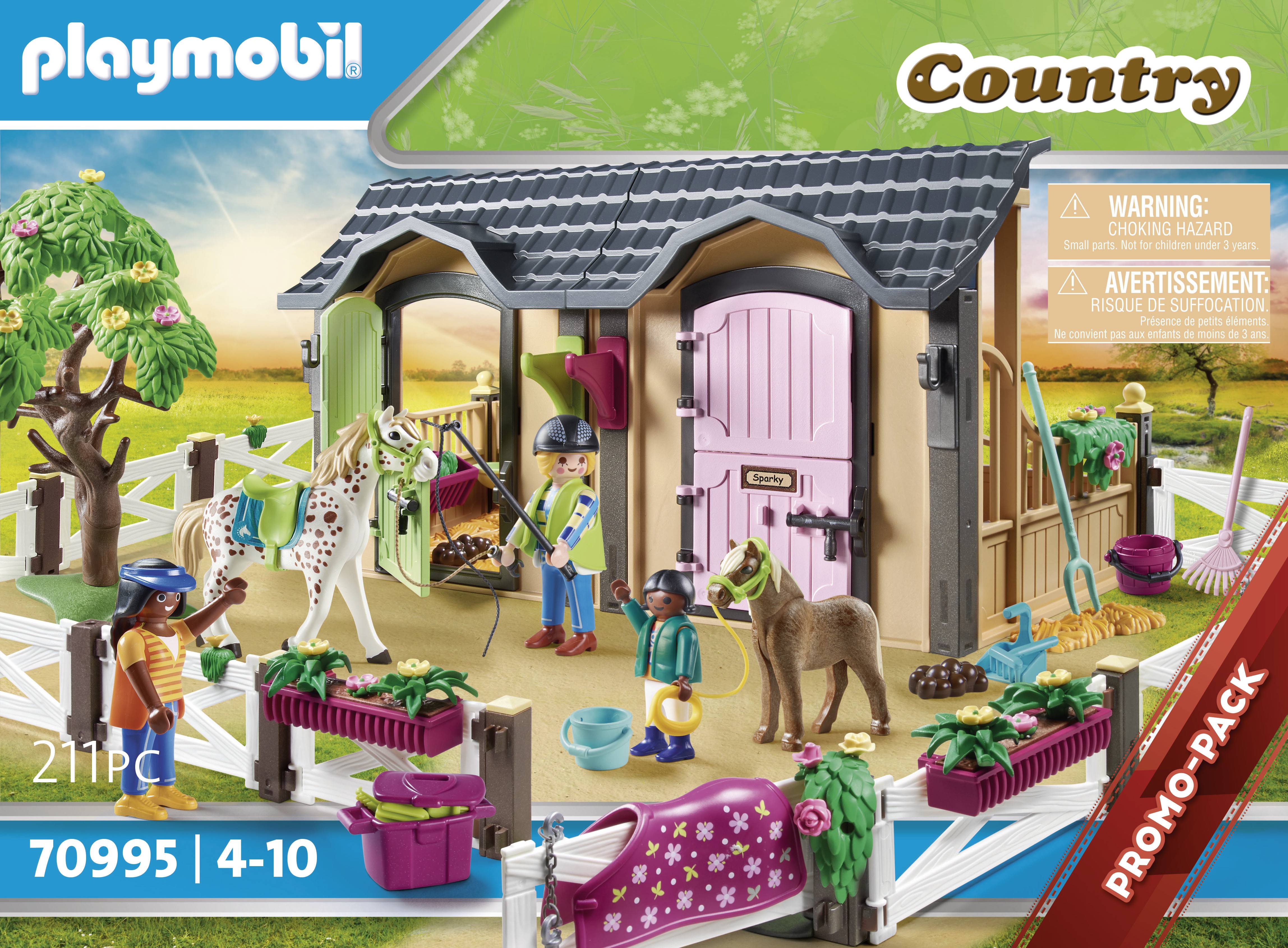 Playmobil® Country Reitunterricht mit Pferdeboxen 70995