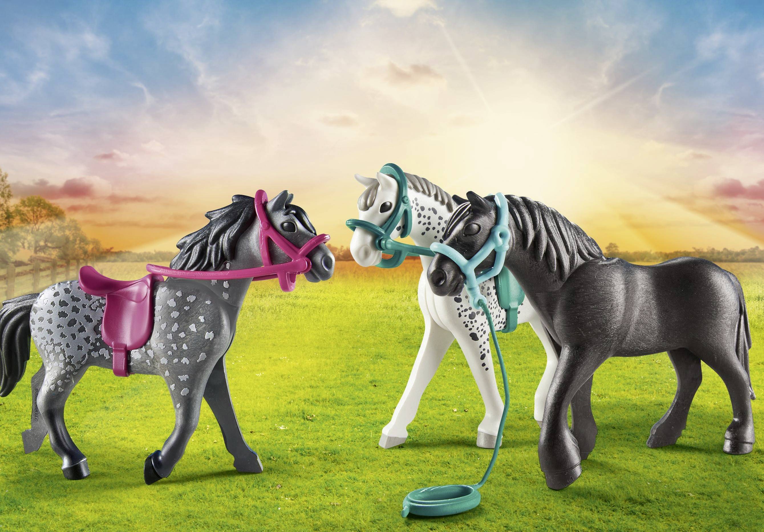 Playmobil® 3 Pferde: Friese, Knabstrupper & Andalusier 70999