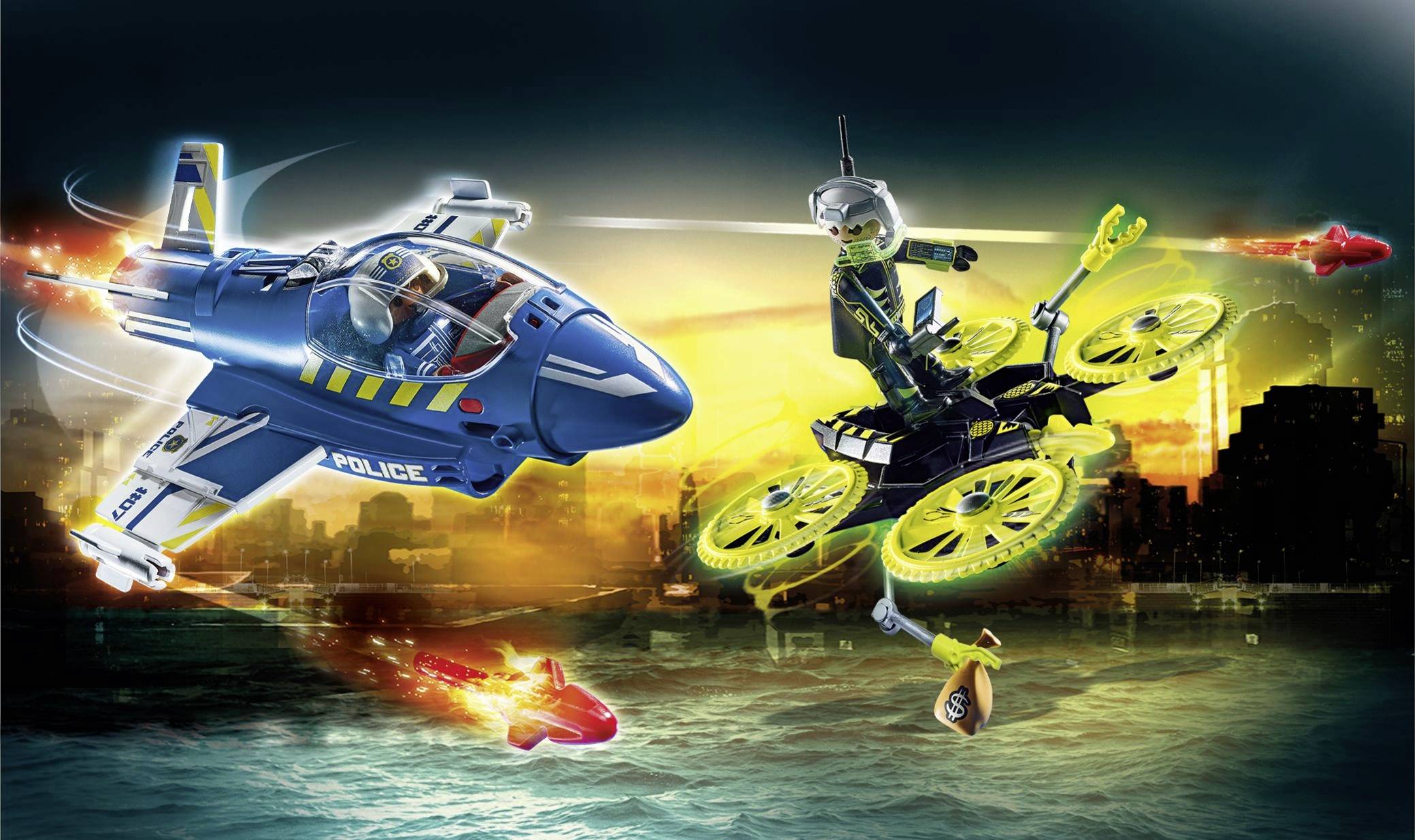 Playmobil® City Action Polizei-Jet: Drohnen-Verfolgung 70780