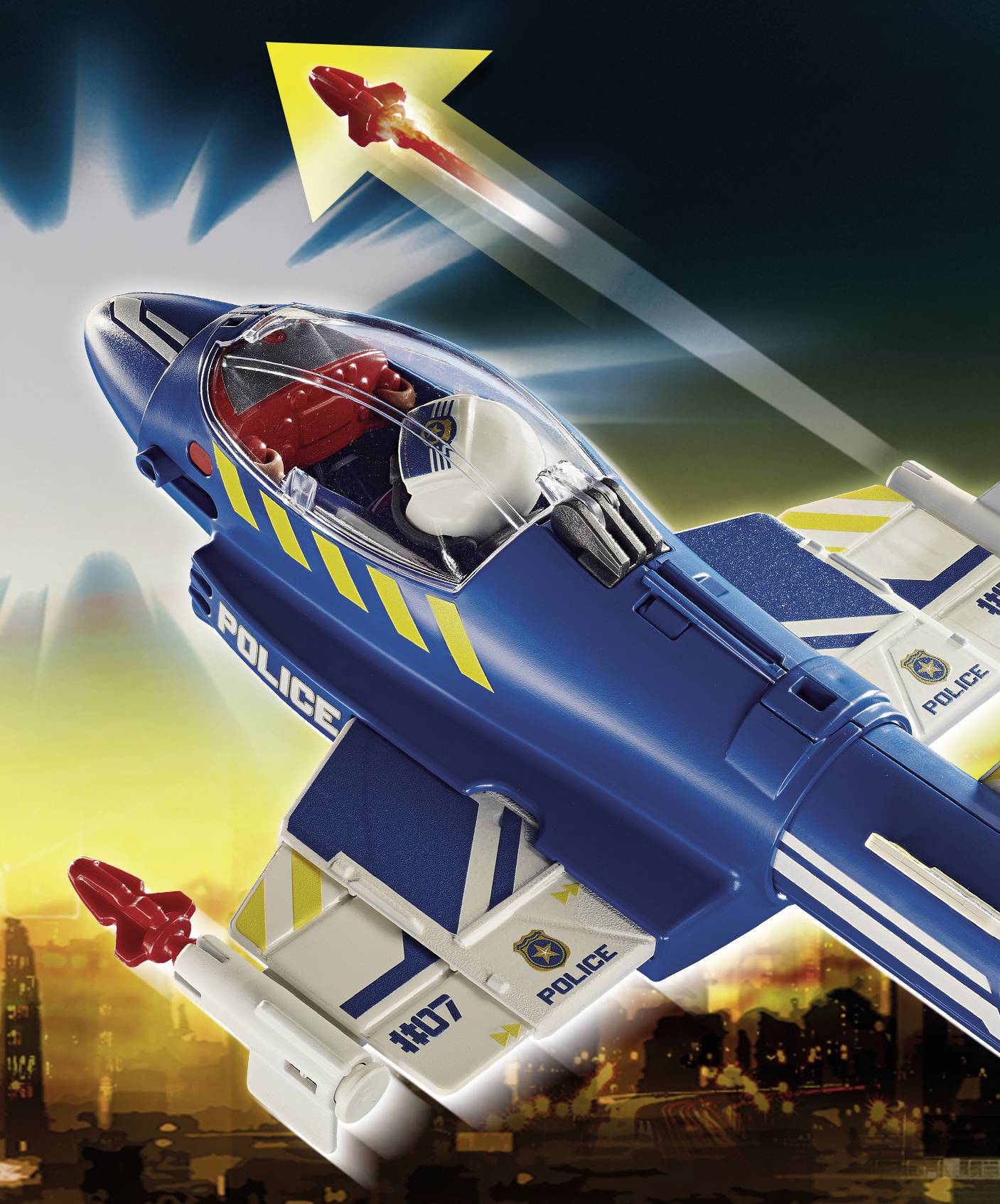 Playmobil® City Action Polizei-Jet: Drohnen-Verfolgung 70780