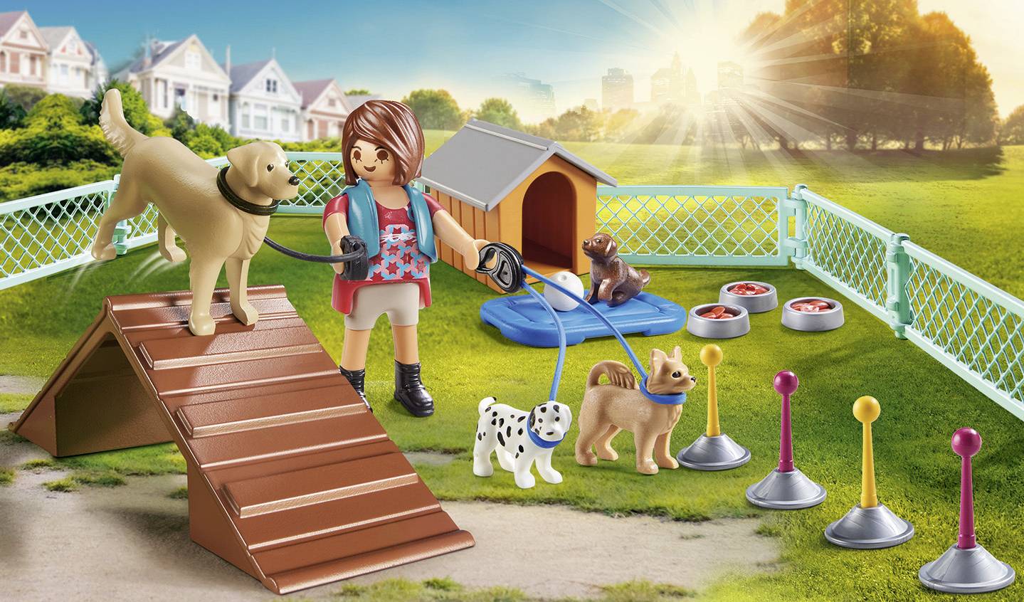 Playmobil® City Life Geschenkset "Hundetrainerin" 70676