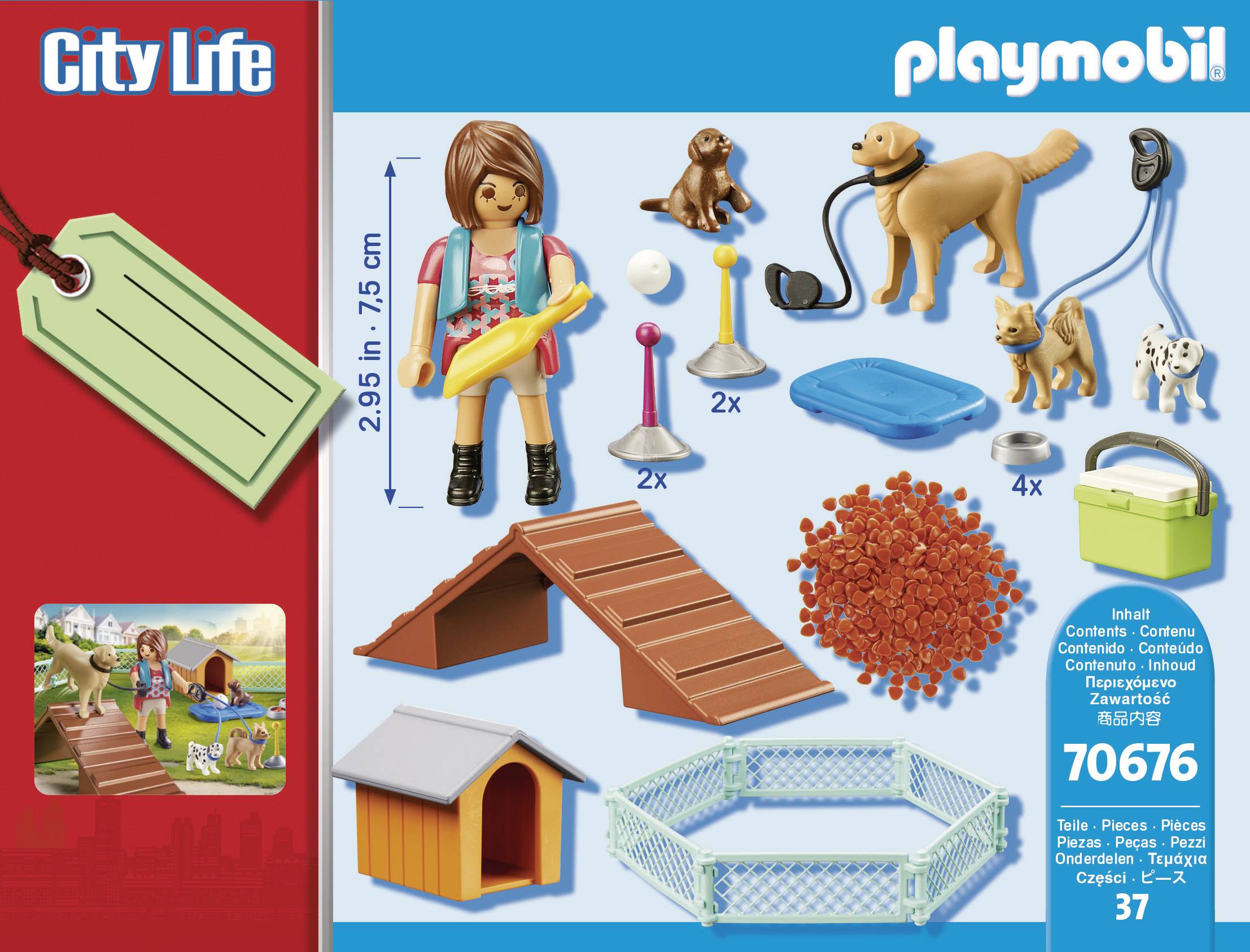 Playmobil® City Life Geschenkset "Hundetrainerin" 70676