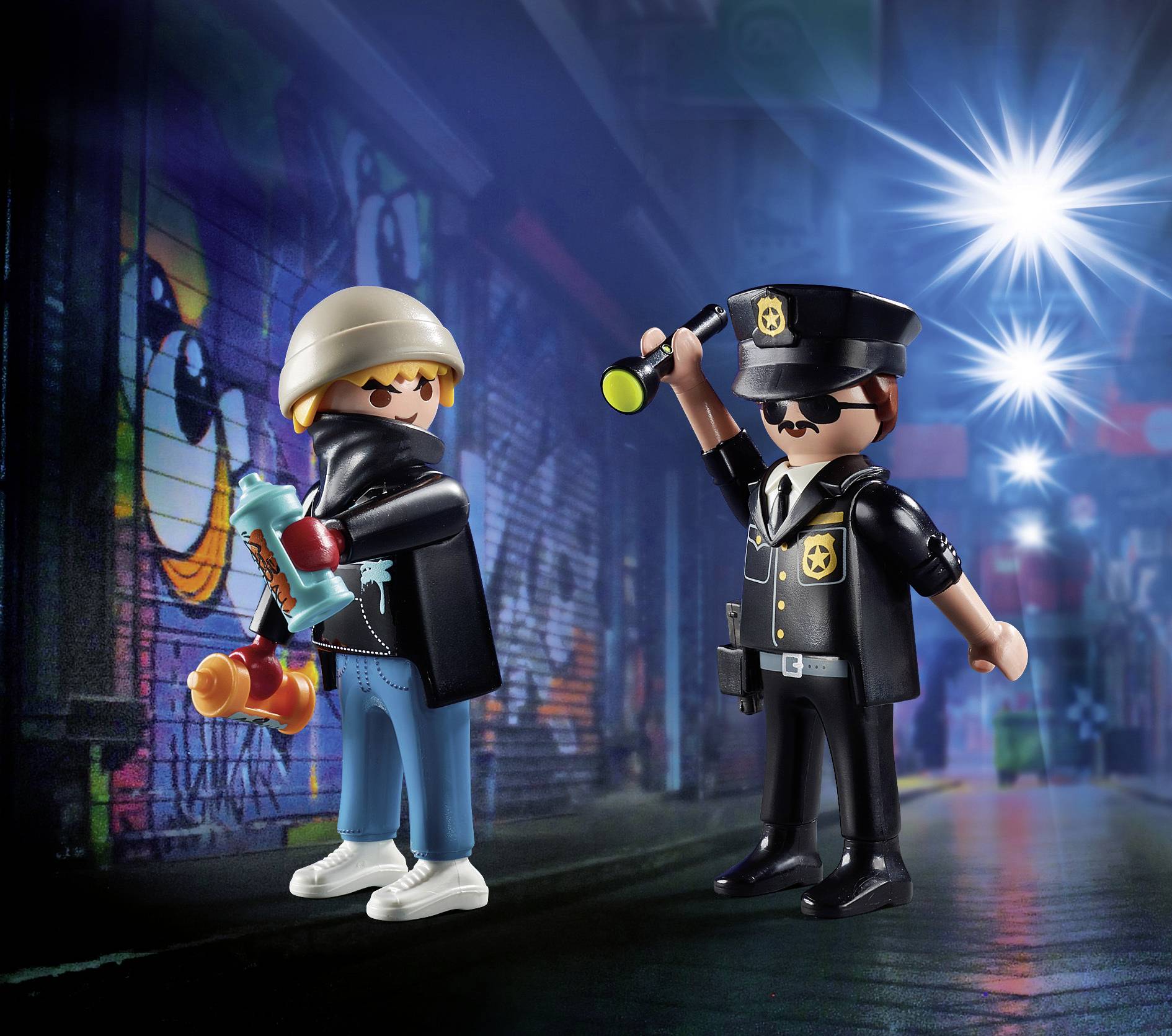 Playmobil® DuoPack Polizist und Sprayer 70822