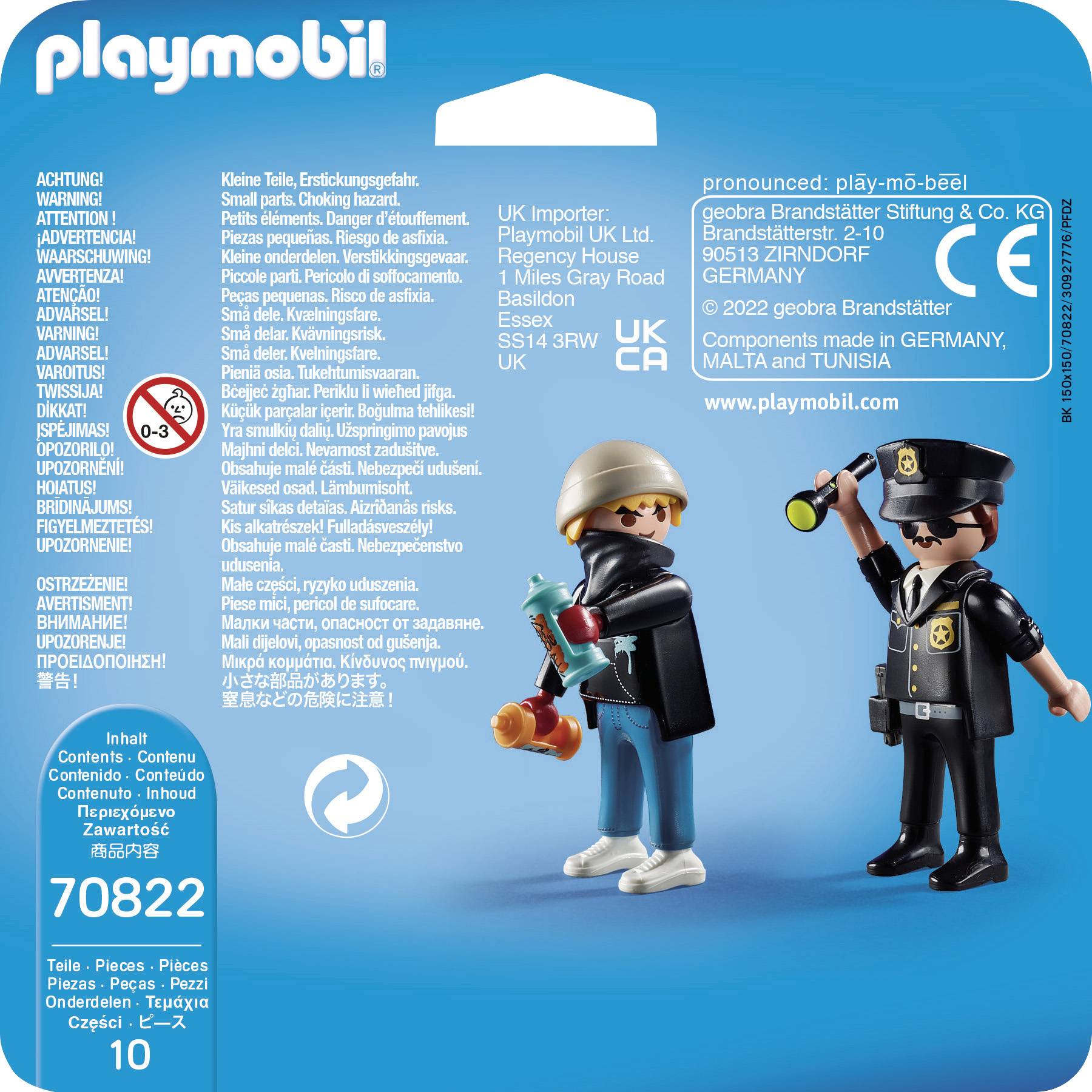 Playmobil® DuoPack Polizist und Sprayer 70822