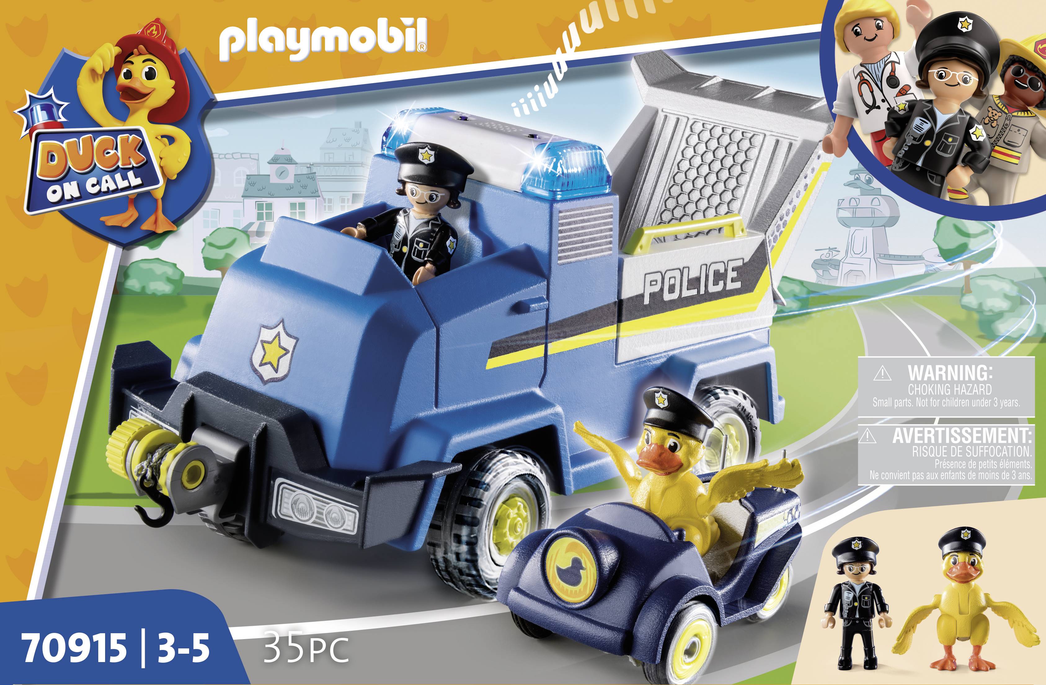 Playmobil® Duck on Call Polizei Einsatzfahrzeug 70915