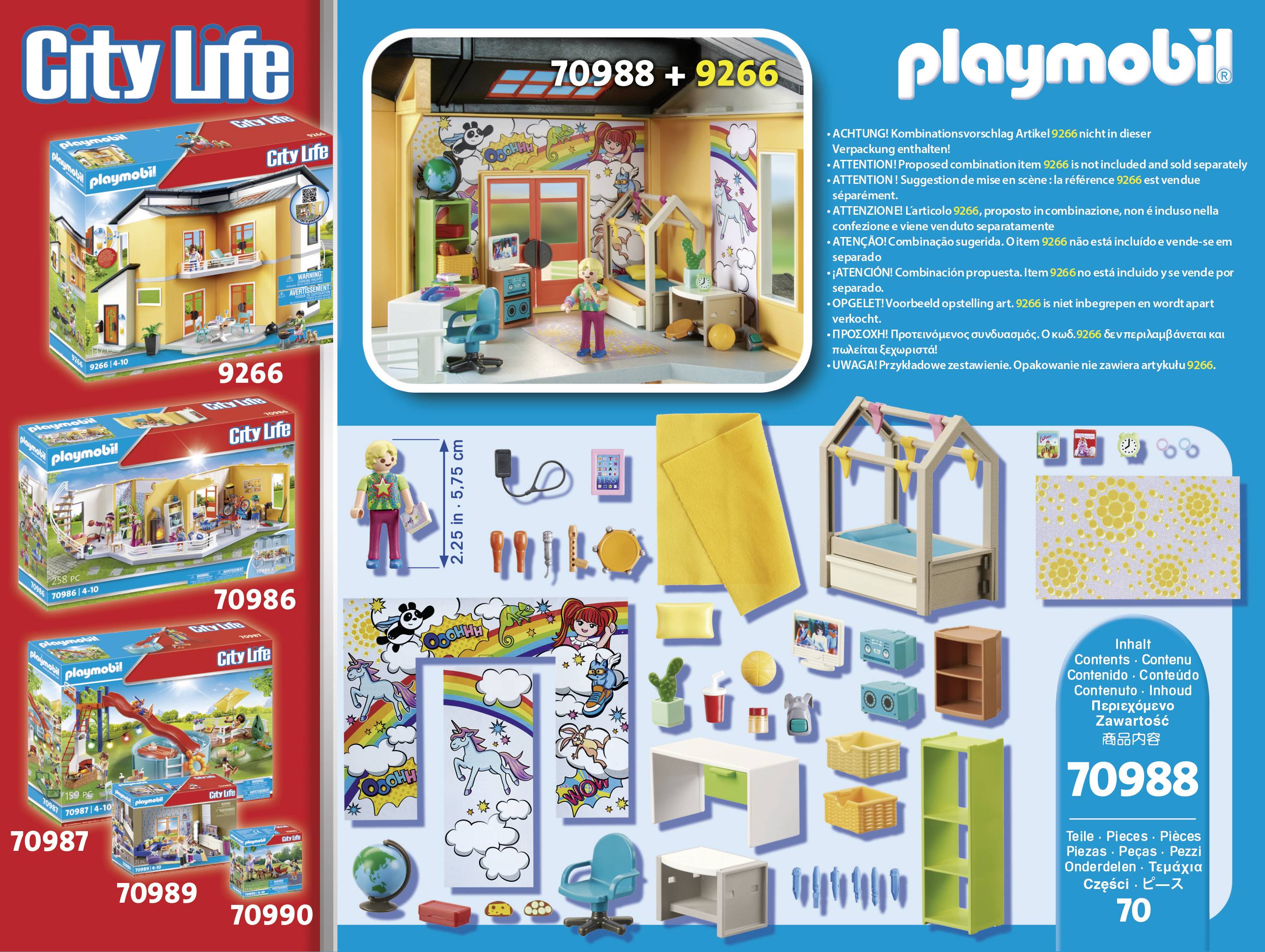 Playmobil® City Life Jugendzimmer 70988