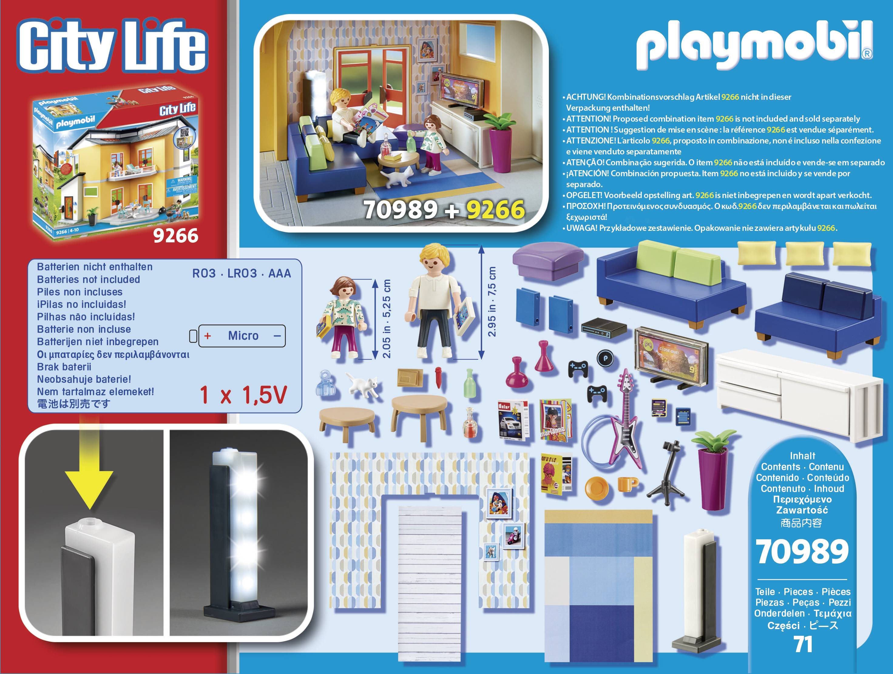 Playmobil® City Life Wohnzimmer 70989