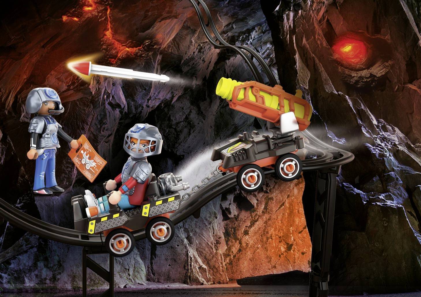 Playmobil® Dino Rise Dino Mine Raketenkart 70929
