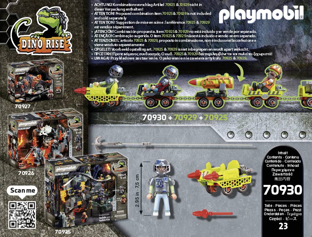 Playmobil® Dino Rise Minen Cruiser 70930