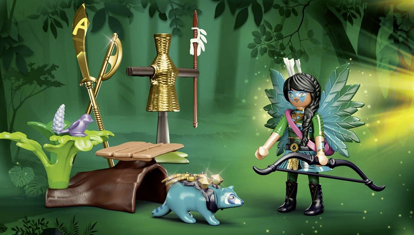 Playmobil® Ayuma Starter Pack Knight Fairy mit Waschbär 70905