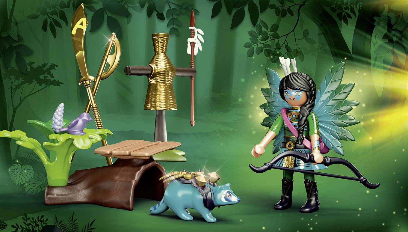 Playmobil® Ayuma Starter Pack Knight Fairy mit Waschbär 70905