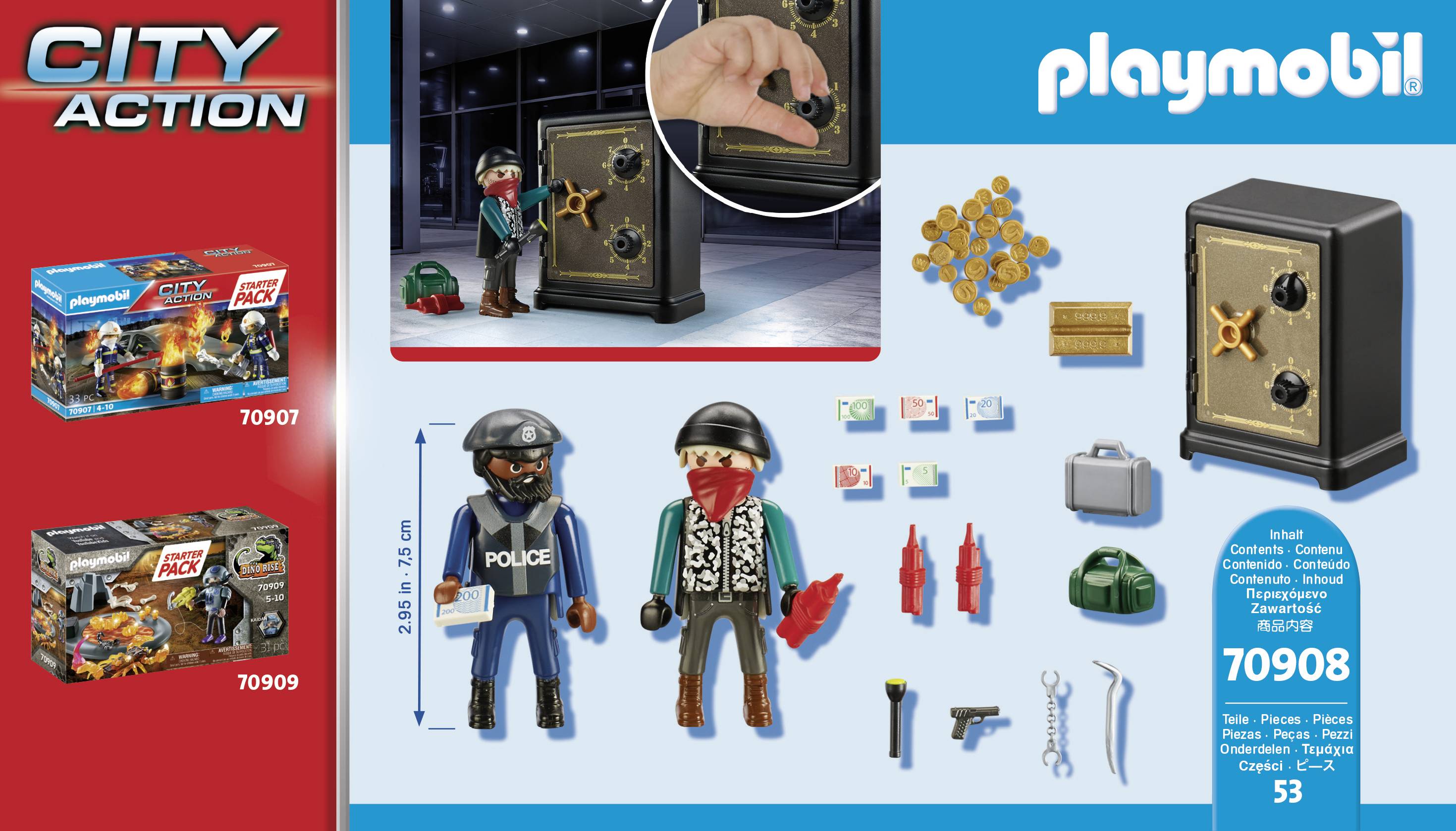 Playmobil® City Action Starter Pack Tresorknacker 70908