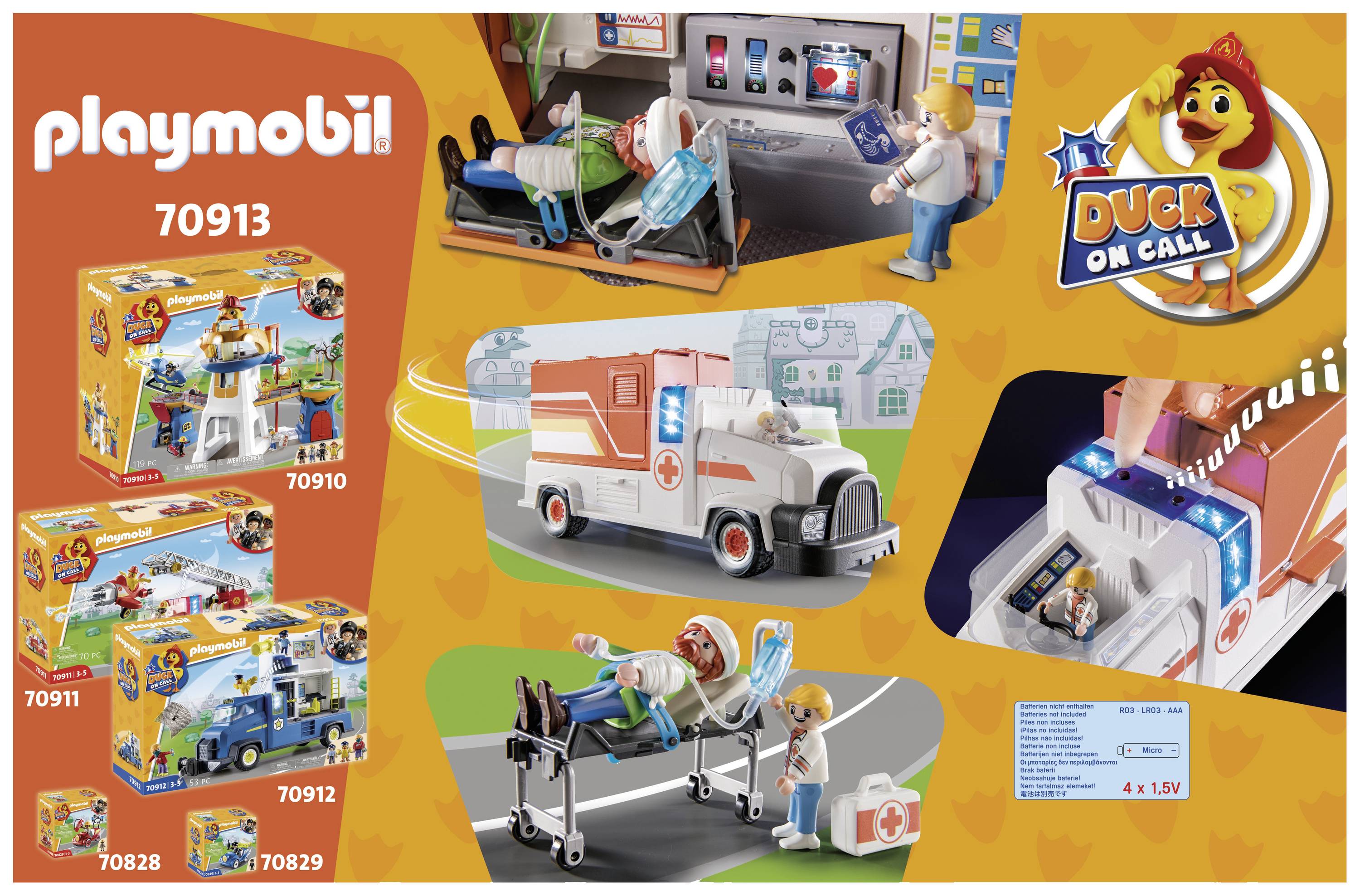 Playmobil® Duck on Call Notarzt Truck 70913