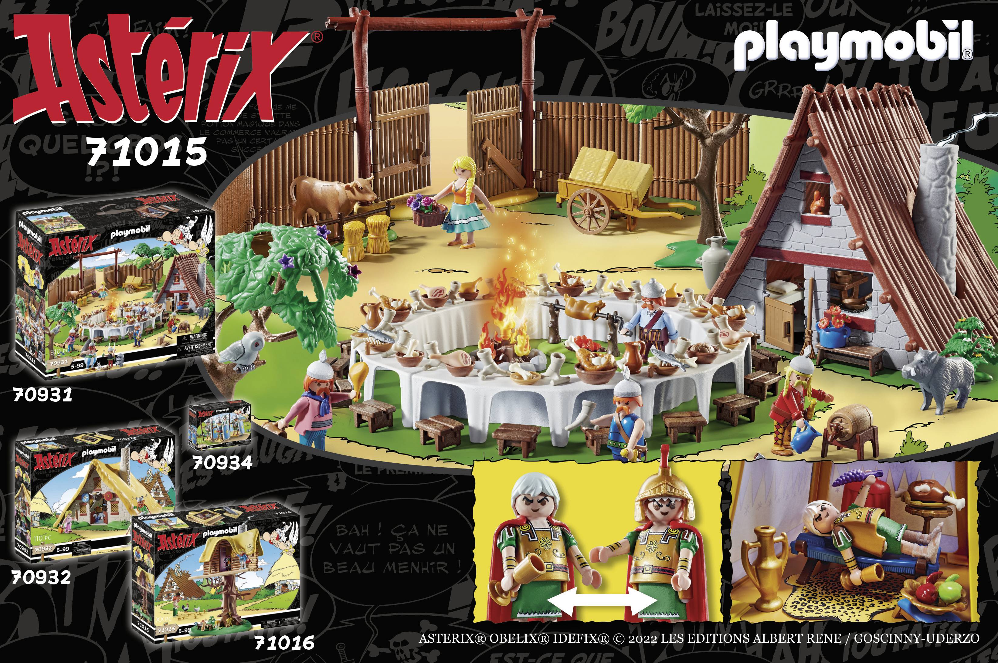Playmobil® Asterix Anführerzelt mit Generälen 71015