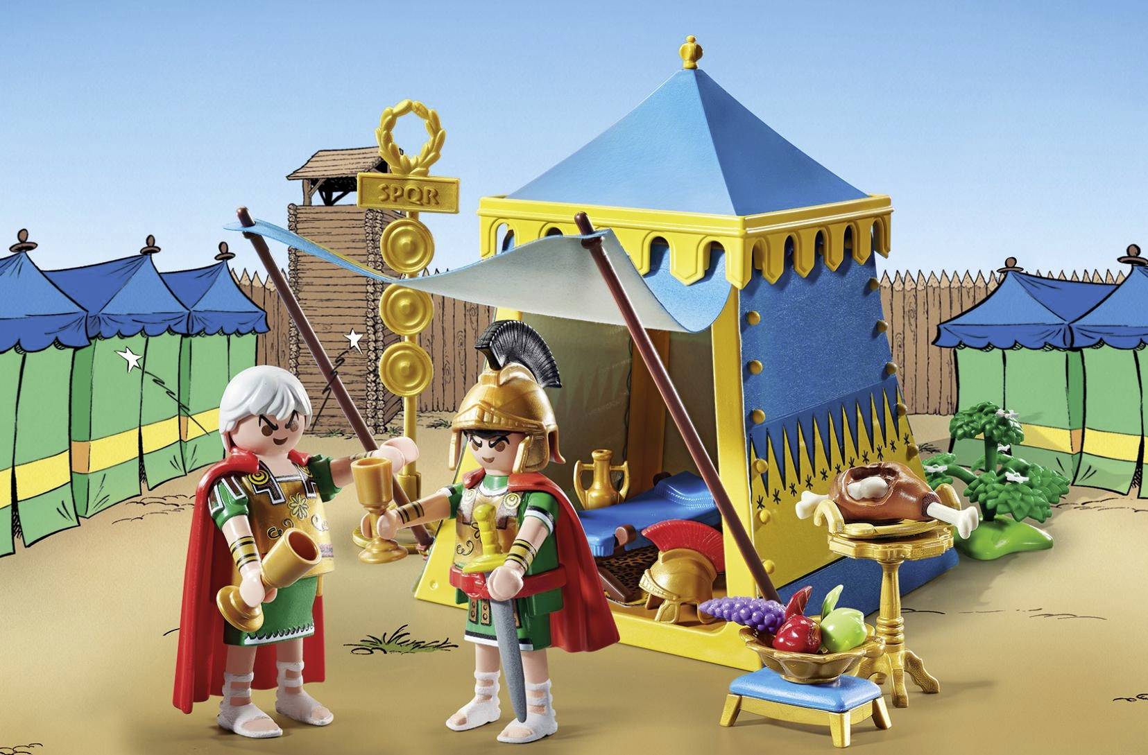 Playmobil® Asterix Anführerzelt mit Generälen 71015