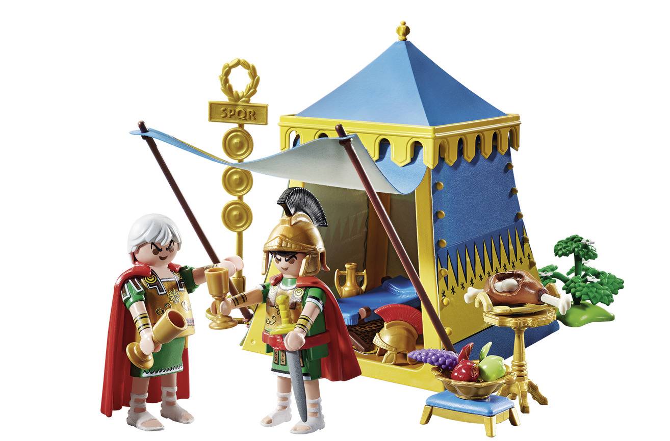 Playmobil® Asterix Anführerzelt mit Generälen 71015