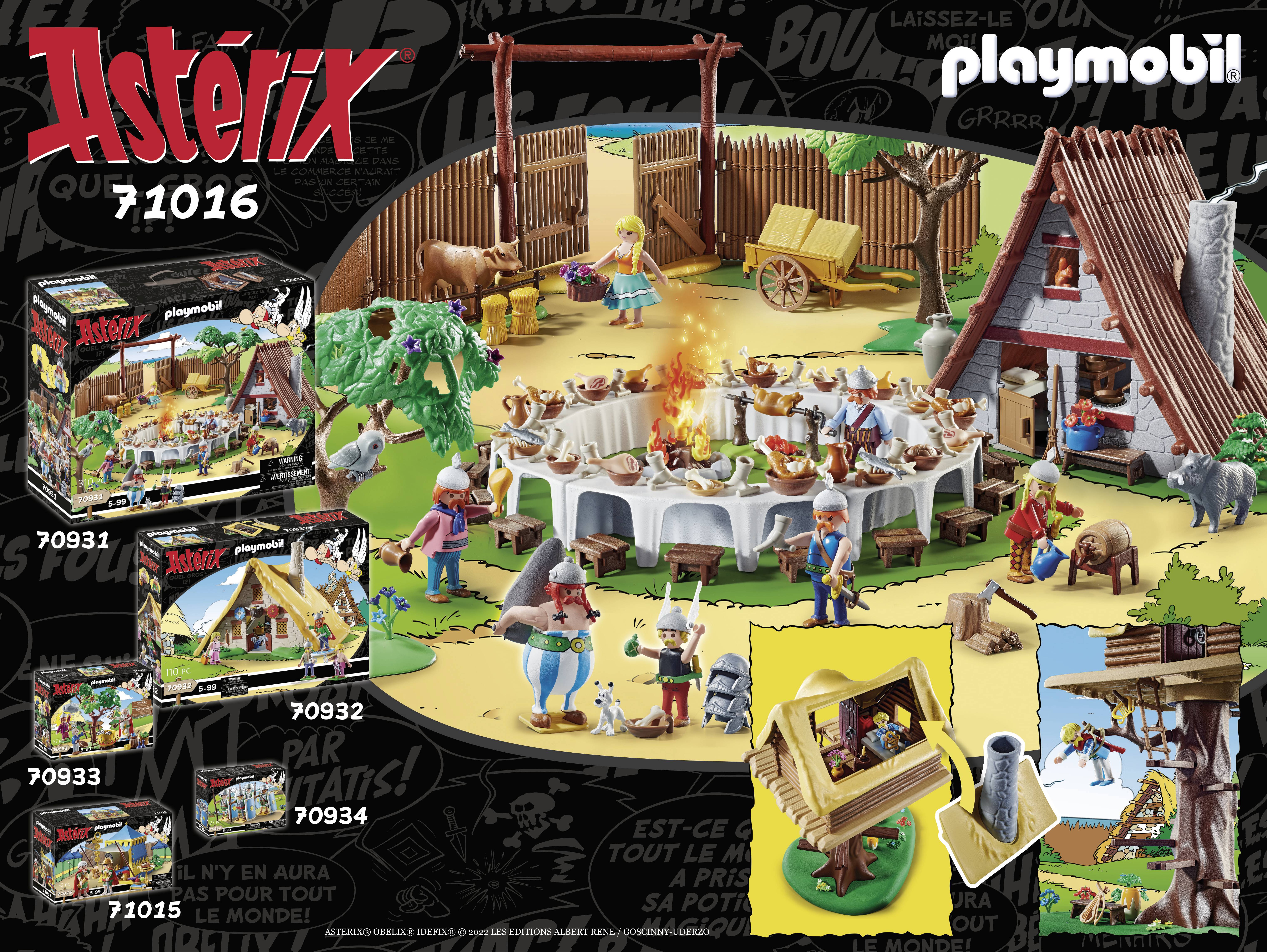 Playmobil® Asterix Troubadix mit Baumhaus 71016