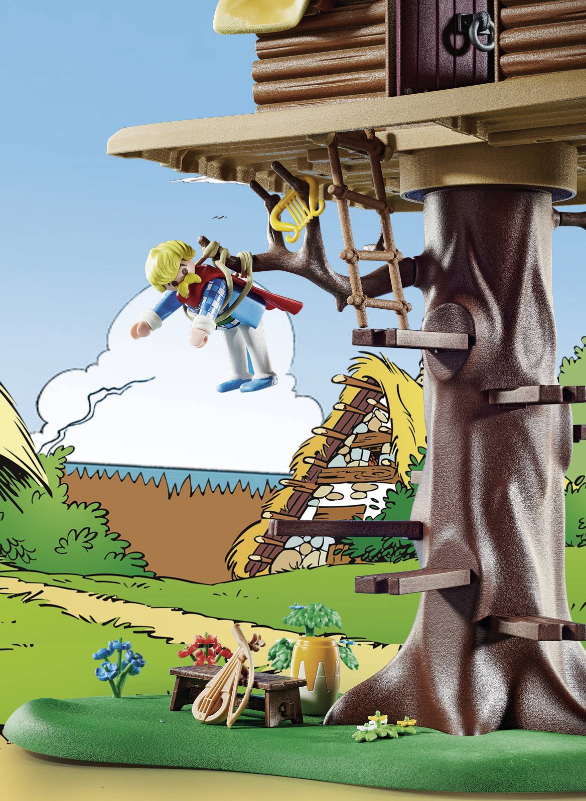 Playmobil® Asterix Troubadix mit Baumhaus 71016