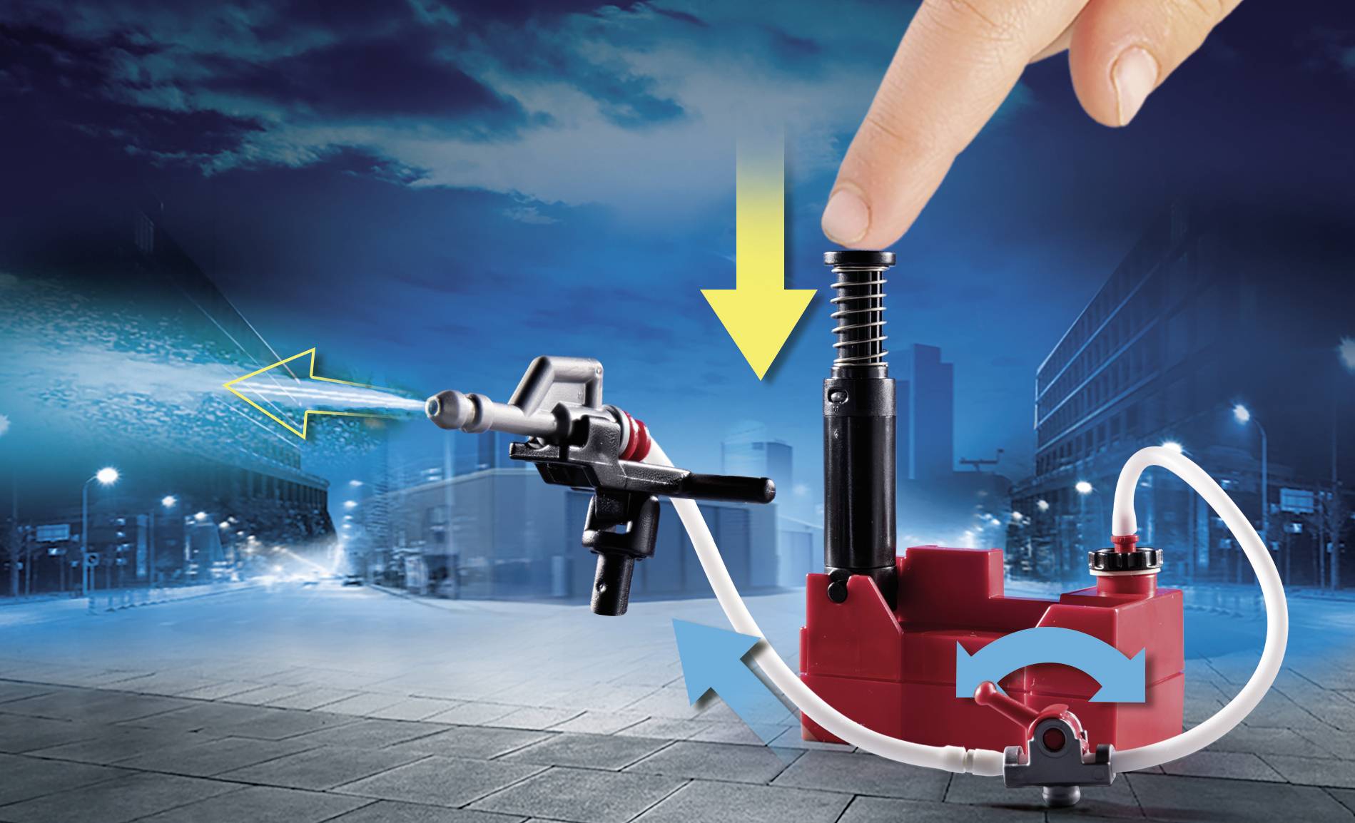 Playmobil® City Action Feuerwehr-Fahrzeug: US Tower Ladder 70935