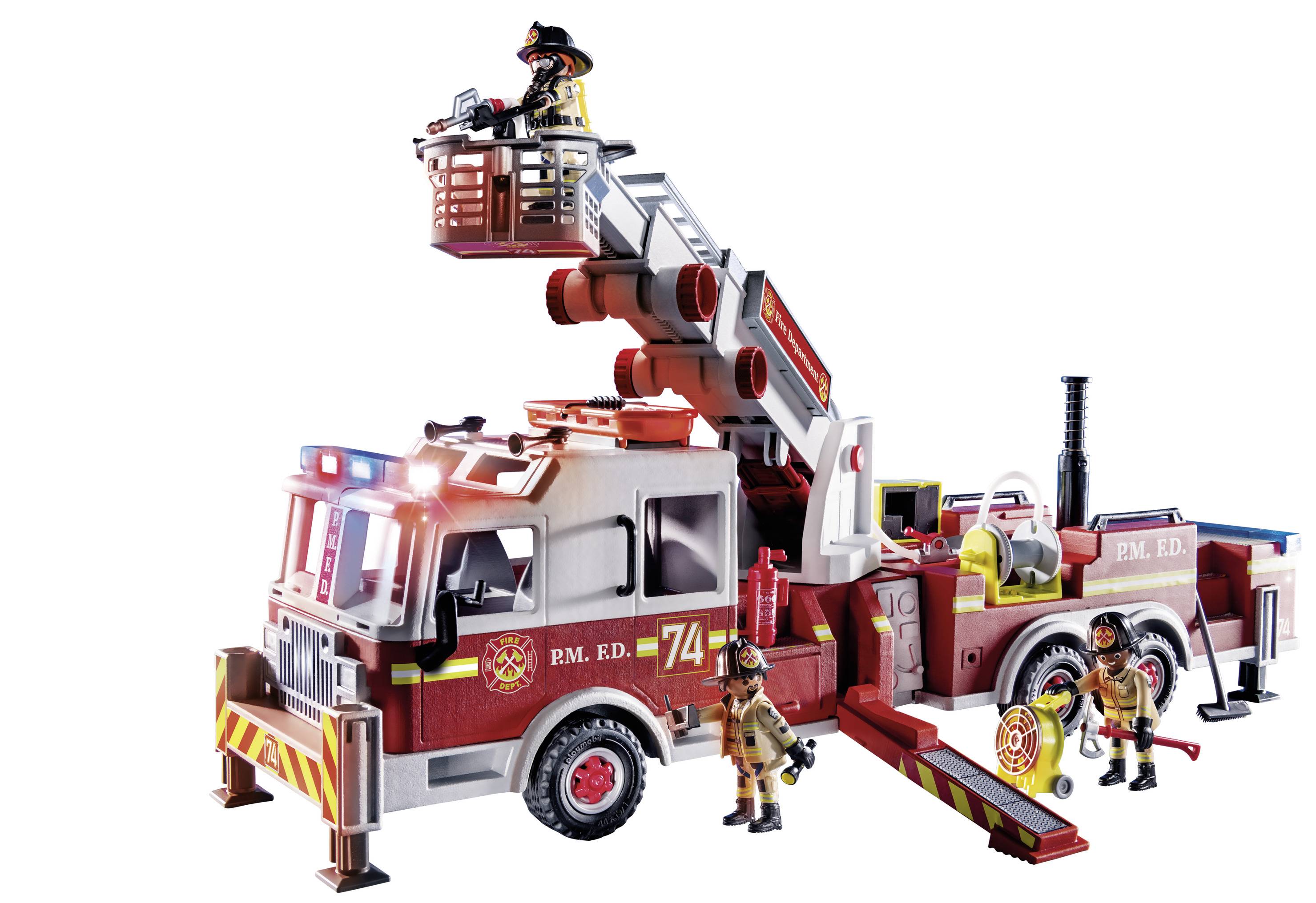 Playmobil® City Action Feuerwehr-Fahrzeug: US Tower Ladder 70935