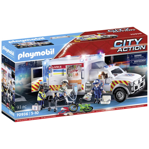 Playmobil® City Action Rettungs-Fahrzeug: US Ambulance 70936
