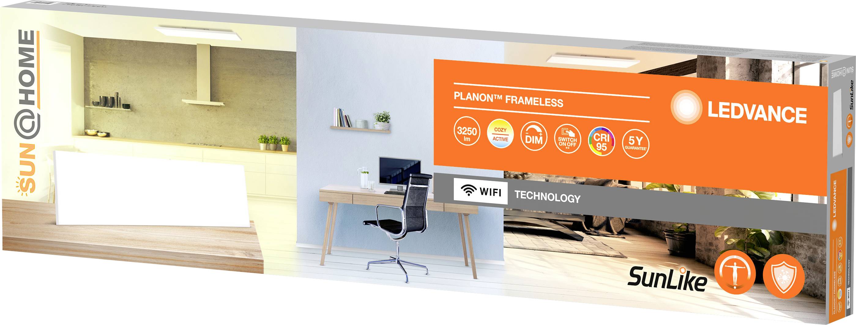 LEDVANCE 4058075575974 4058075575974 LED-Panel 35W Warmweiß bis Neutralweiß Weiß